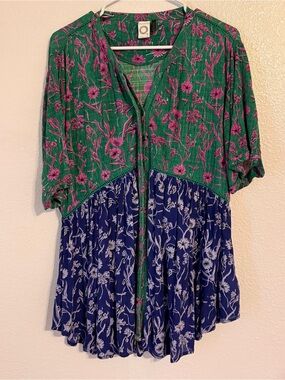Akemi + Kin Anthropologie Boho Style Womens Size Medium Blouse